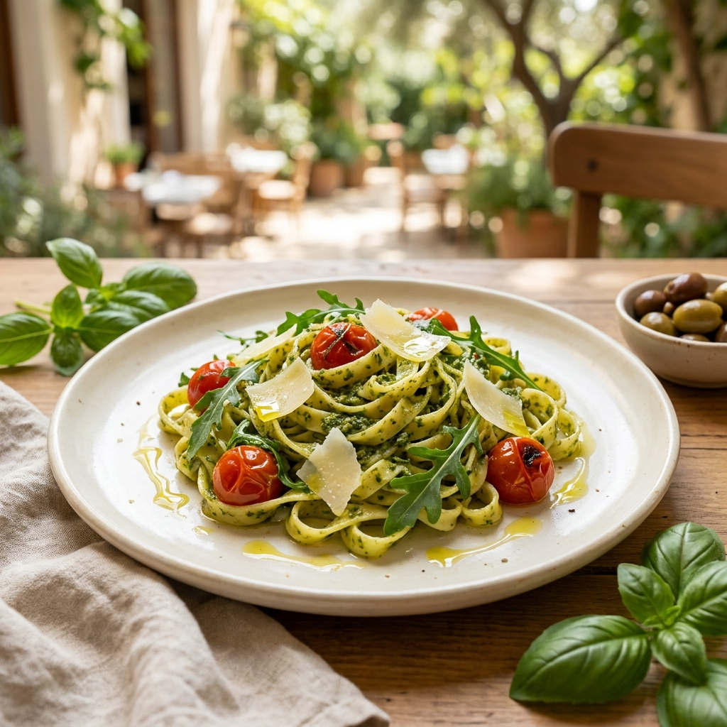 Fresh homemade pasta